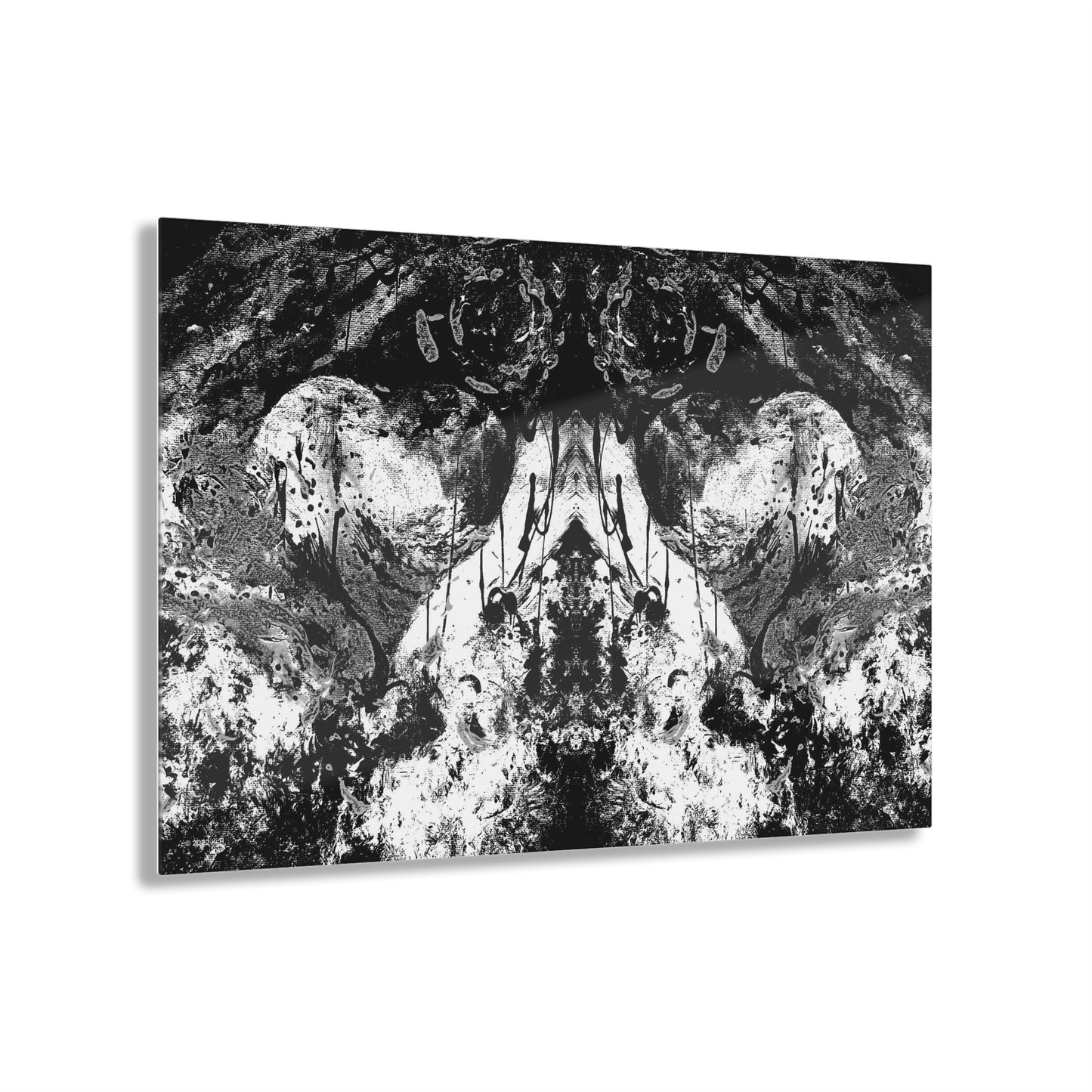 "Dreamy Love" (Cosmic Fusion - White/Black/Gray II) - Acrylic Prints