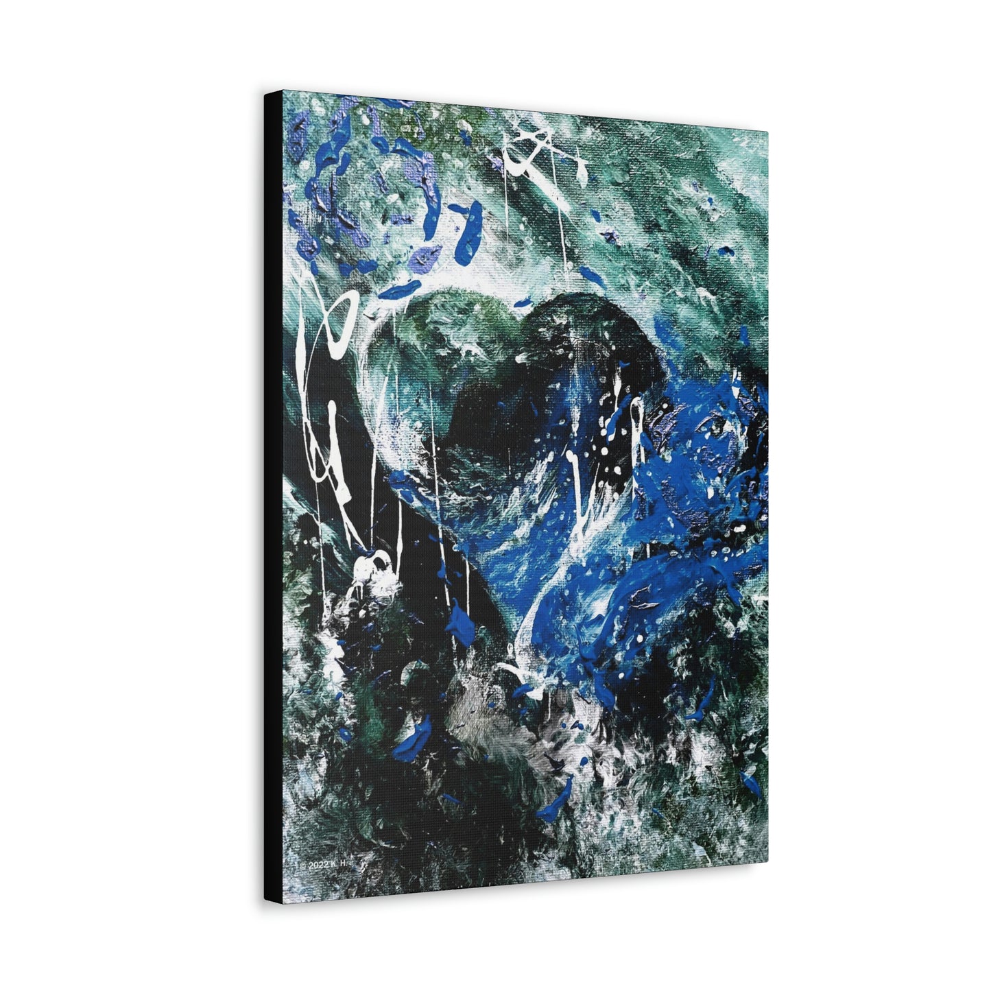 "Dreamy Love" (Sapphire) - Canvas Gallery Wraps