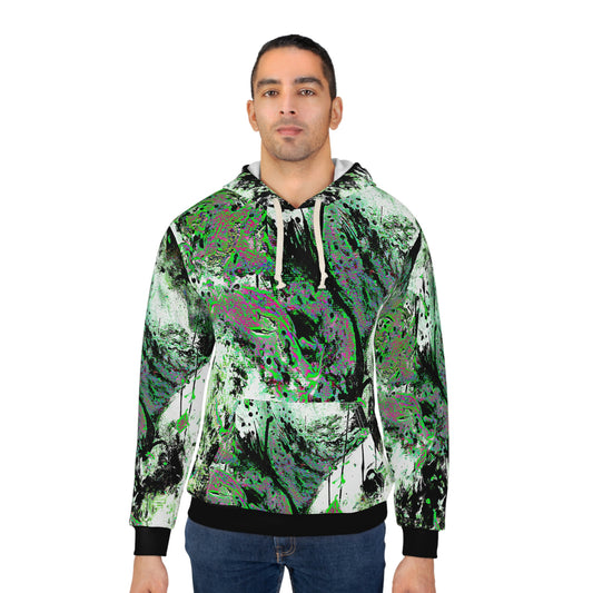 "Dreamy Love" (Cosmic Fusion - Shamrock Green) - Unisex Pullover Hoodie (w/ heart)