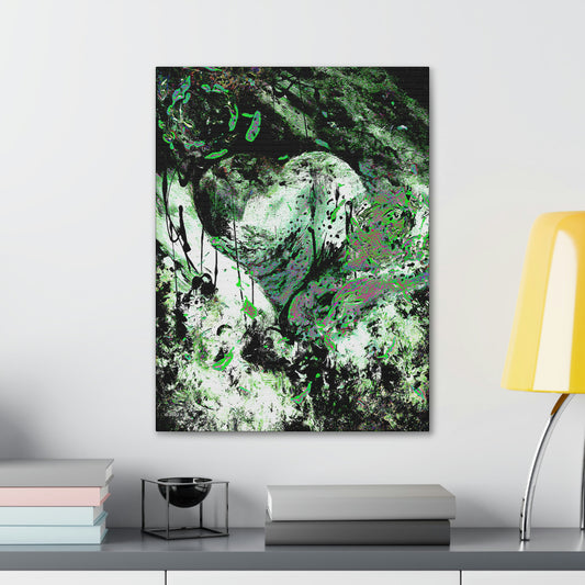 "Dreamy Love" (Cosmic Fusion - Shamrock Green) - Canvas Gallery Wraps