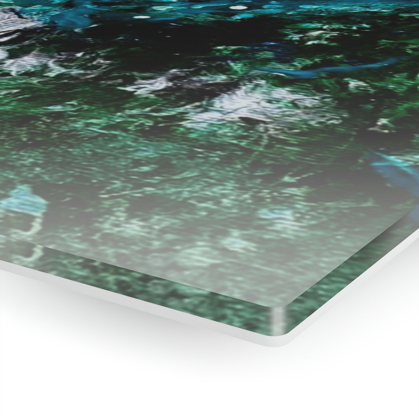 "Dreamy Love" (Forest Green/Teal II) - Acrylic Prints