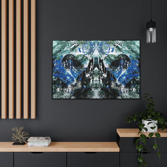 "Dreamy Love" (Sapphire II) - Gallery Canvas Wraps, Horizontal Frame