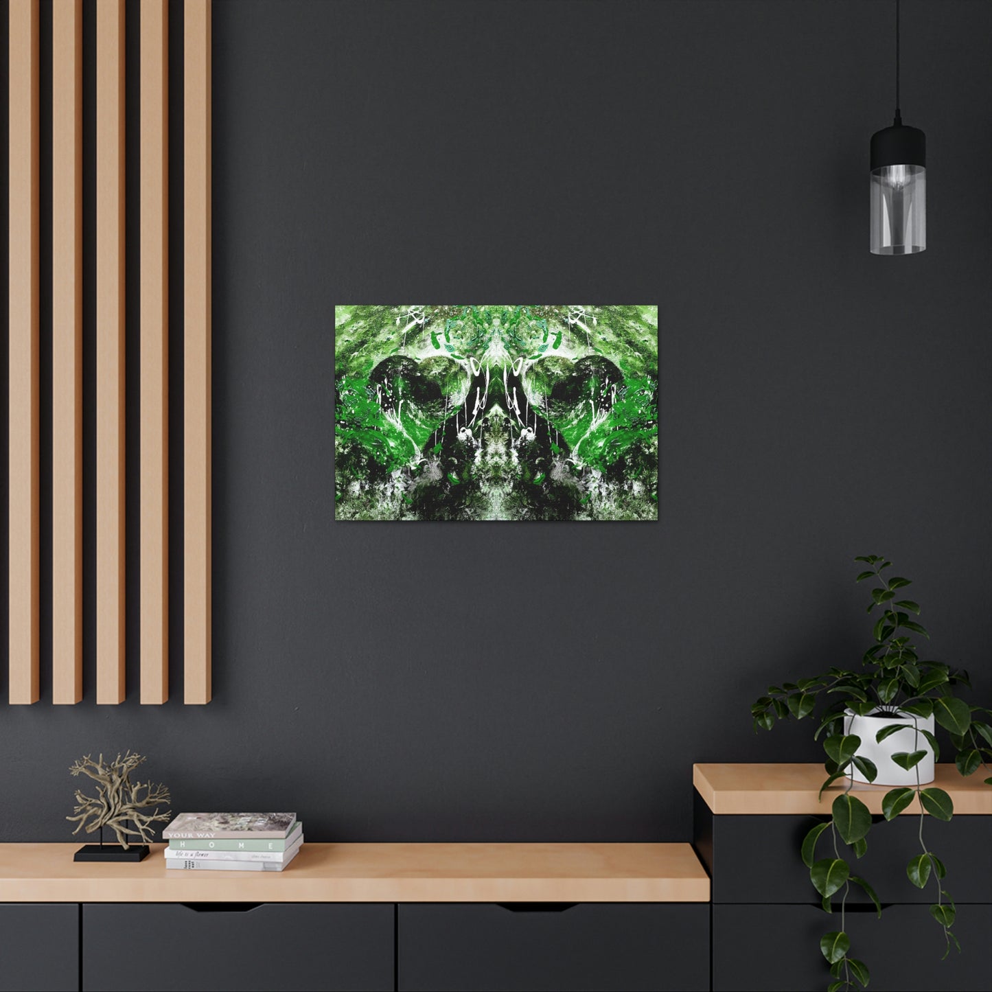 "Dreamy Love" (Shamrock Green II) - Canvas Gallery Wraps