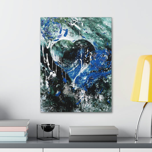 "Dreamy Love" (Sapphire) - Canvas Gallery Wraps
