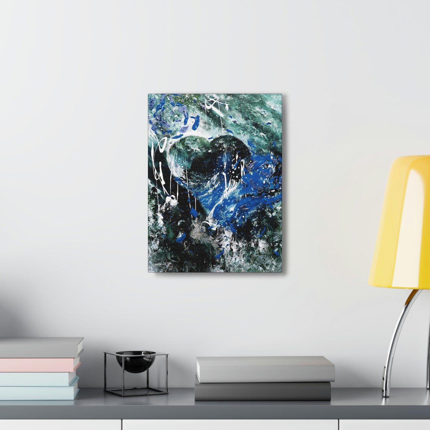 "Dreamy Love" (Sapphire) - Canvas Gallery Wraps