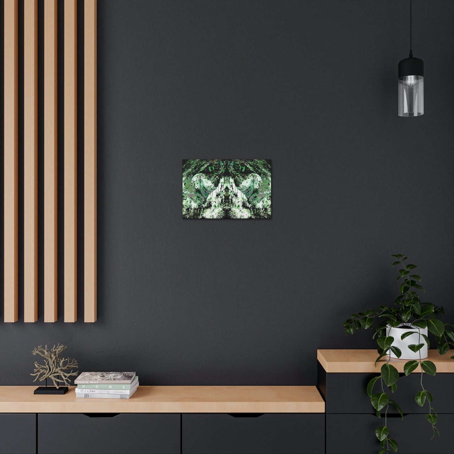 "Dreamy Love" (Cosmic Fusion - Shamrock Green II) - Canvas Gallery Wraps