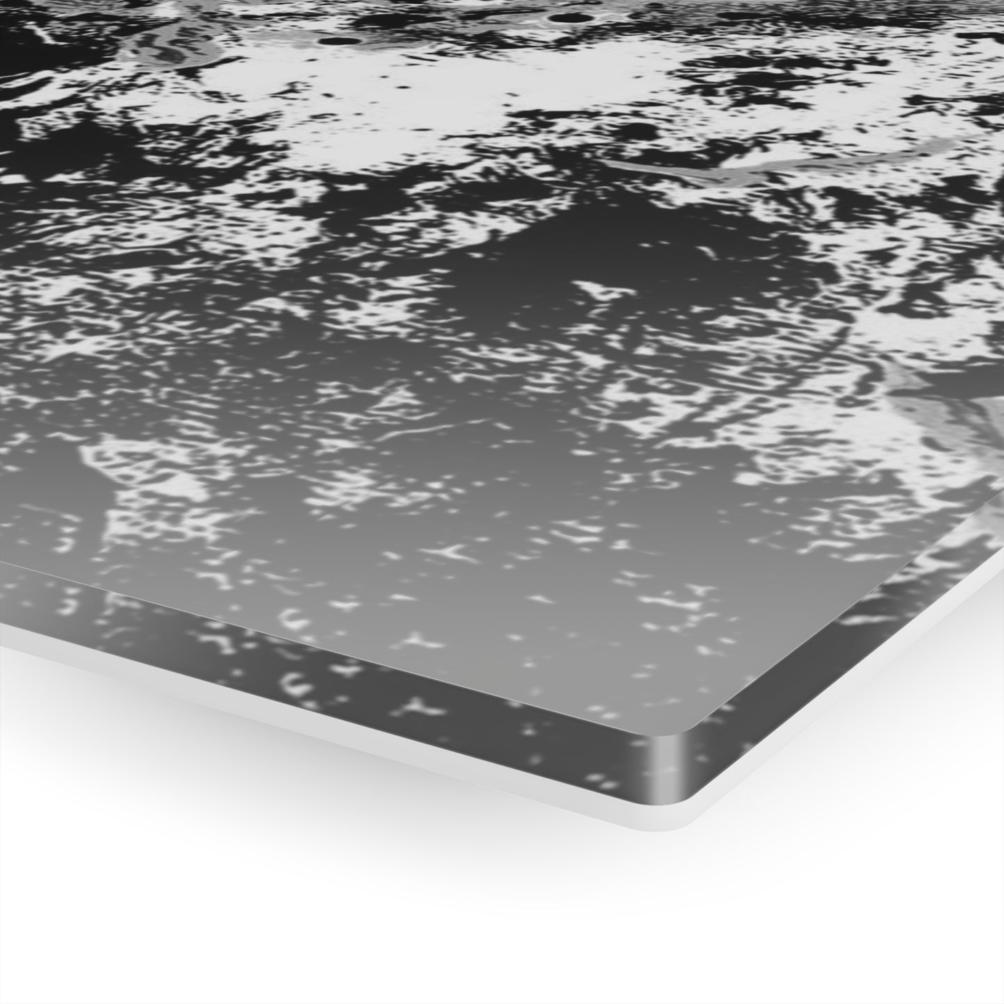 "Dreamy Love" (Cosmic Fusion - White/Black/Gray II) - Acrylic Prints