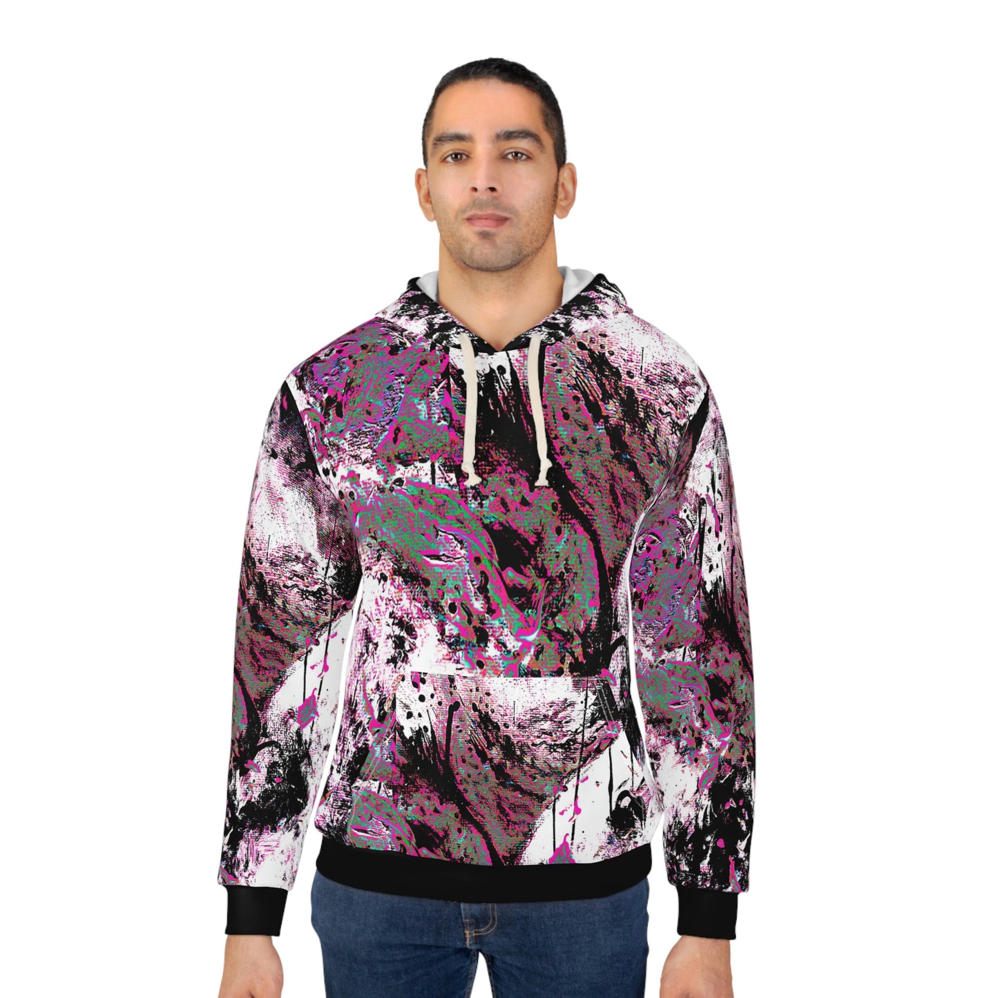 "Dreamy Love" (Cosmic Fusion - Magenta) - Unisex Pullover Hoodie (w/ heart)