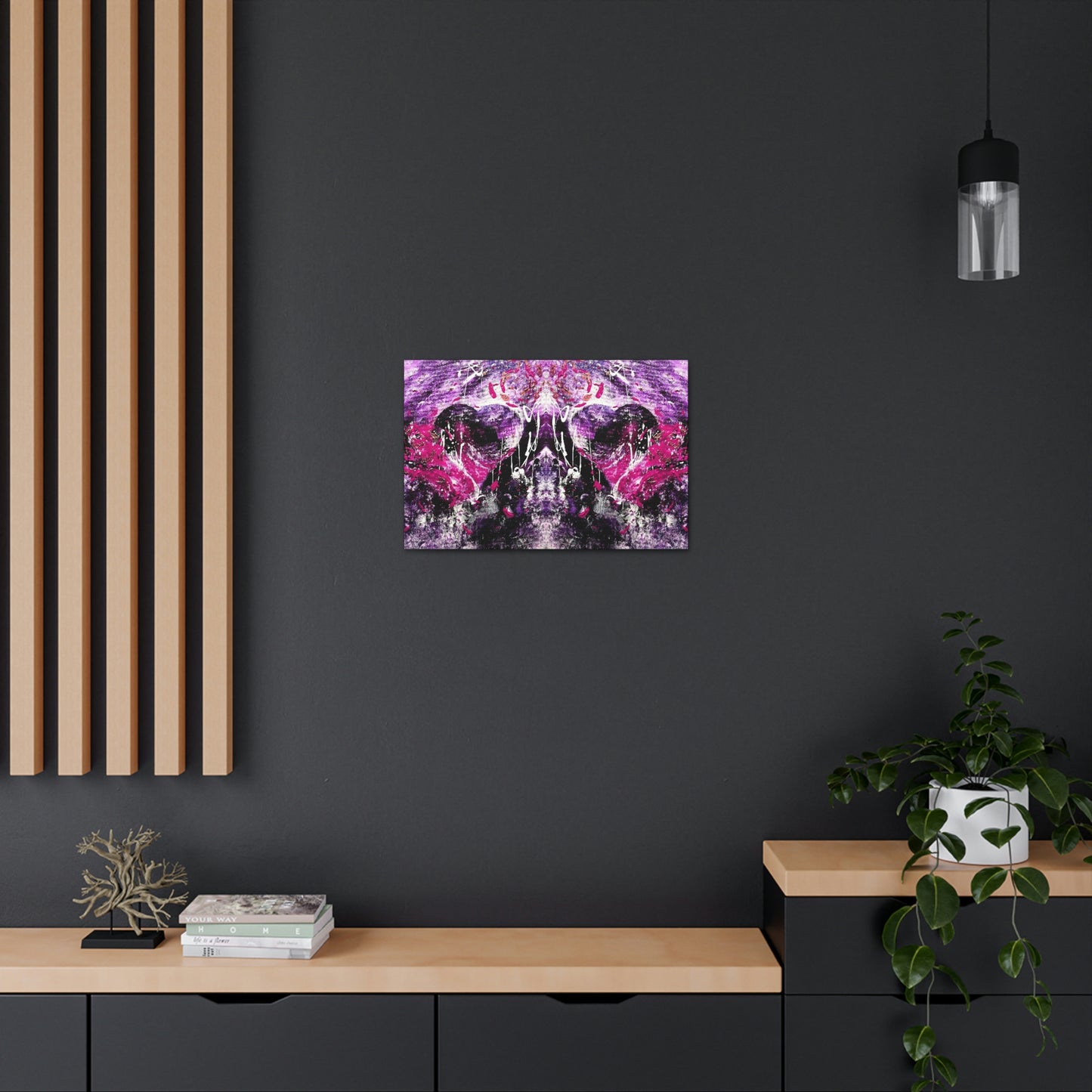 "Dreamy Love" (Magenta/Hot Pink II) - Canvas Gallery Wraps