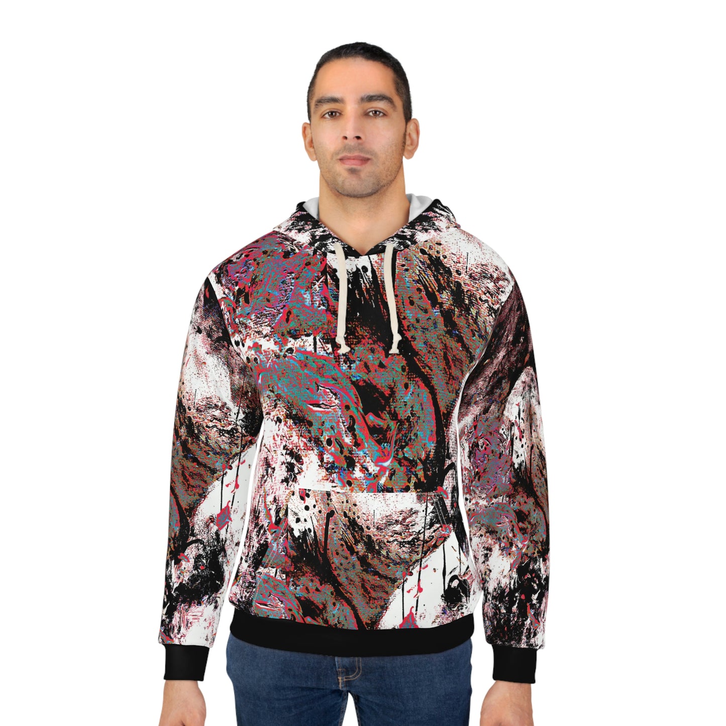 "Dreamy Love" (Cosmic Fusion - Persimmon) - Unisex Pullover Hoodie (w/ heart)