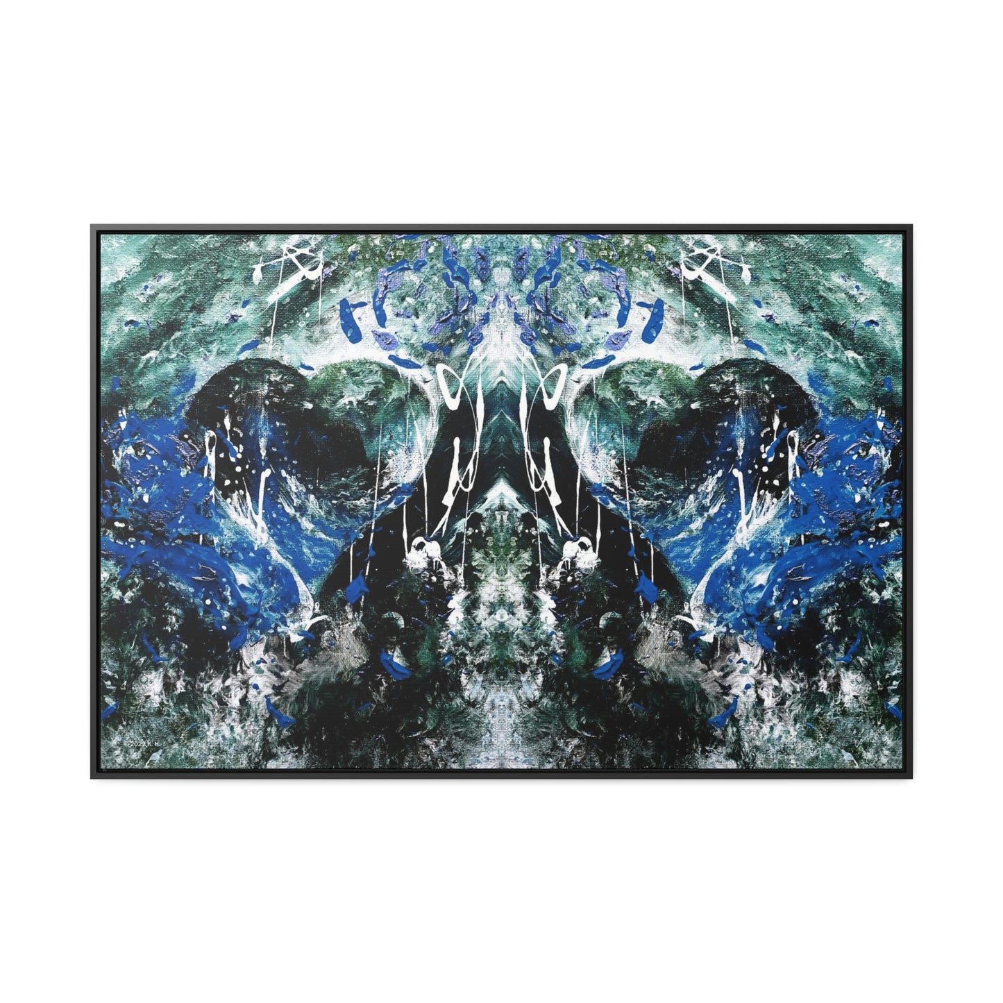 "Dreamy Love" (Sapphire II) - Gallery Canvas Wraps, Horizontal Frame